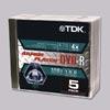 TDK Electronics DVD+R 4.7GB Disc With Jewel Case, SINGLE-SIDED, 5/PACK
