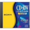Sony CDRW 650MB JC 10PK