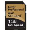 Lexar Media Secure Digital Card, 1GB, 60X Pro