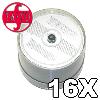 Taiyo Yuden 16X DVD-R 4.7GB Media Shiny Silver Finish 50 Pack (DVD-R47ZZSB16)