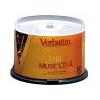 Verbatim Vibe Music - 50 X CD-R 700 MB ( 80MIN ) 40X - Spindle - Storage Media