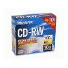 Memorex 700 MB High Speed CD-RW With Slimline Jewel Case - 10-PACK