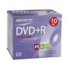 Memorex 10-PACK 16X DVD+R W/JEWEL CASES.