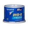 Fuji 4.7GB (120 Minutes) 8X DVD-R Discs, White Inkjet Printable, HUB Printable - 50 Spindle Pack
