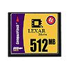 Lexar Media 512MB 4X Compactflash Card