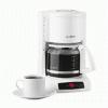 MR COFFEE 12-Cup Switch Coffee Maker, White.