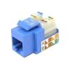 Belkin Keystone Jack F/4PAIR CAT5 568A/568B Blue 1PORT